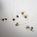 l'unique リング オーバル シェル&ダイヤモンド #1【11号】