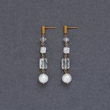 luxe Chance ロングピアス White Edition