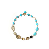 luxe Essence ブレスレット ターコイズ&オリーブクォーツ【完売】