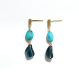 luxe Chance ショートピアス Turquoise Edition