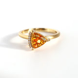 Petal リング シトリン 9号/11号