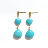 luxe Chance ショートピアス Turquoise Edition