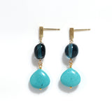 luxe Chance ショートピアス Turquoise Edition