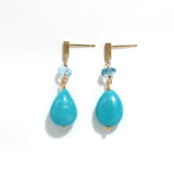 luxe Chance ショートピアス Turquoise Edition