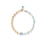 luxe Essence ブレスレット アクアマリン&インペリアルトパーズ Petit