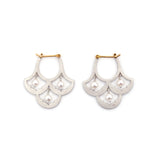 luxe パターンピアス ベビーパール シルバー【オーダー制作】