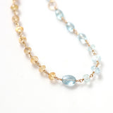 luxe Essence ブレスレット アクアマリン&インペリアルトパーズ Petit