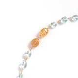 luxe Essence ネックレス アクアマリン&インペリアルトパーズ