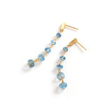 luxe Essence ピアス アクアマリン