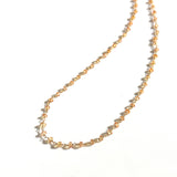 luxe Essence K18 ネックレス オレンジサファイア【オーダー制作】