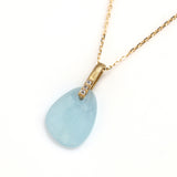 Swing ネックレス アクアマリン【オーダー制作】