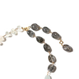 luxe Essence ネックレス ブラックルチルクォーツ&ロンドンブルートパーズ【完売】