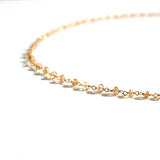 luxe Essence K18 ネックレス オレンジサファイア【オーダー制作】