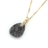 Swing ネックレス グラファイトインクォーツ