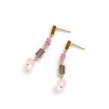 luxe Essence ピアス モルガナイト&ピンクサファイア