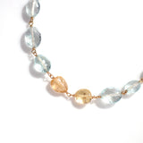 luxe Essence ブレスレット アクアマリン&インペリアルトパーズ Grand