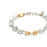 luxe Essence ブレスレット アクアマリン&インペリアルトパーズ Grand