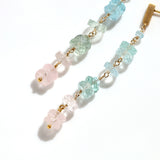 luxe Essence ロングピアス アクアマリン&ベリル【完売】