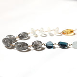 luxe Essence ネックレス ブラックルチルクォーツ&ロンドンブルートパーズ【完売】