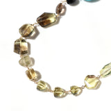 luxe Essence ネックレス ターコイズ&オリーブクォーツ【完売】