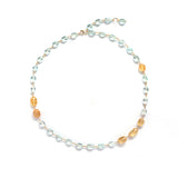 luxe Essence ネックレス アクアマリン&インペリアルトパーズ