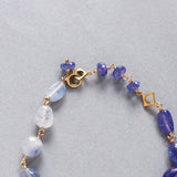 luxe Essence ブレスレット デュモルチェライトインクォーツ&タンザナイト white