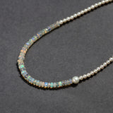 luxe Essence マチネネックレス 淡水パール&オパール