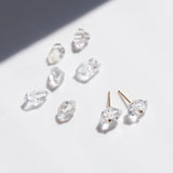 Dots ダイヤモンド ピアス ハーキマーダイヤモンド【Final offer】