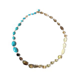 luxe Essence ネックレス ターコイズ&オリーブクォーツ【完売】