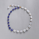 luxe Essence ネックレス デュモルチェライトインクォーツ&タンザナイト