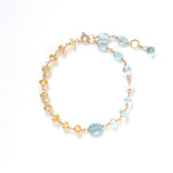 luxe Essence ブレスレット アクアマリン&インペリアルトパーズ Petit