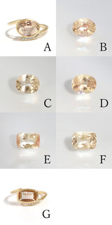 【受注生産】Hug リング オレゴンサンストーン