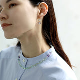 luxe Essence ネックレス フローライト&ニュージェイド【完売】