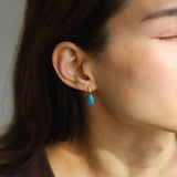 luxe Essence ショートピアス ターコイズ ドロップ