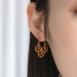 luxe パターンピアス ムーンストーン【オーダー制作】