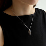 Swing ネックレス/ネックレストップ シーニックデンドリティックアゲート Silver