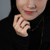 Petal リング ピンクトルマリン 9号