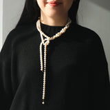 One of a kind Layered Pearl Necklace