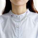 luxe Essence ネックレス フローライト&ニュージェイド【完売】