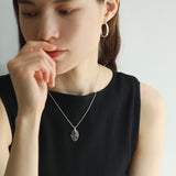 Swing ネックレス/ネックレストップ シーニックデンドリティックアゲート Silver