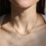 luxe Essence K18 ネックレス オレンジサファイア【オーダー制作】