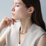 One of a kind ネックレス ビアクォーツ&ウィルクス貝