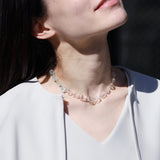 One of a kind ネックレス アクアマリン&トパーズ【完売】