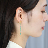 luxe Essence ロングピアス エメラルド【Final offer】