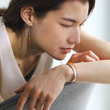 luxe Essence ブレスレット タンザナイト&カーネリアン