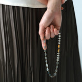 luxe Essence ネックレス ブラックルチルクォーツ&ロンドンブルートパーズ【完売】