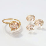 【受注生産】Hug リング オレゴンサンストーン