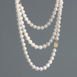 One of a kind Layered Pearl Necklace