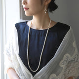 luxe blanc ネックレス パール シルバー【オーダー制作】【Final offer】