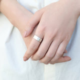 ダイヤモンド リング シルバー ハスナ HASUNA エシカルジュエリー